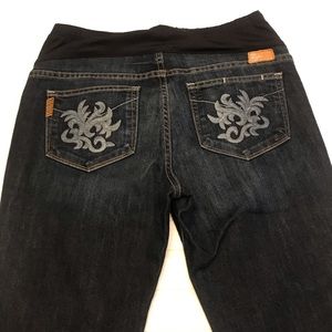 Paige Premium Denim Maternity Jeans with stretch band